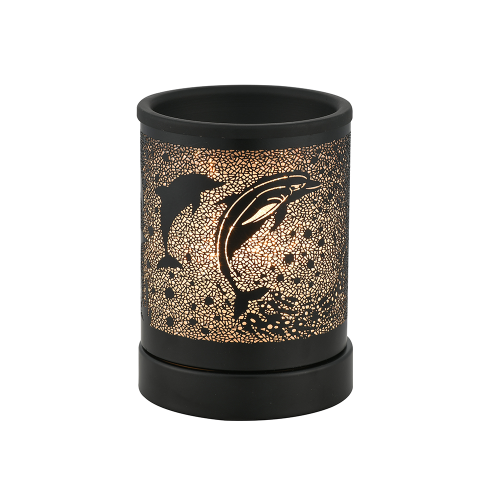 歐美香薰燈精油香薰?fàn)t美居雅燈飾廠無火香薰黑色海豚電香薰融蠟燈臥室床頭閱讀臺燈 歐美香薰燈精油香薰?fàn)t美居雅燈飾廠無火香薰黑色海豚電香薰融蠟燈臥室床頭閱讀臺燈